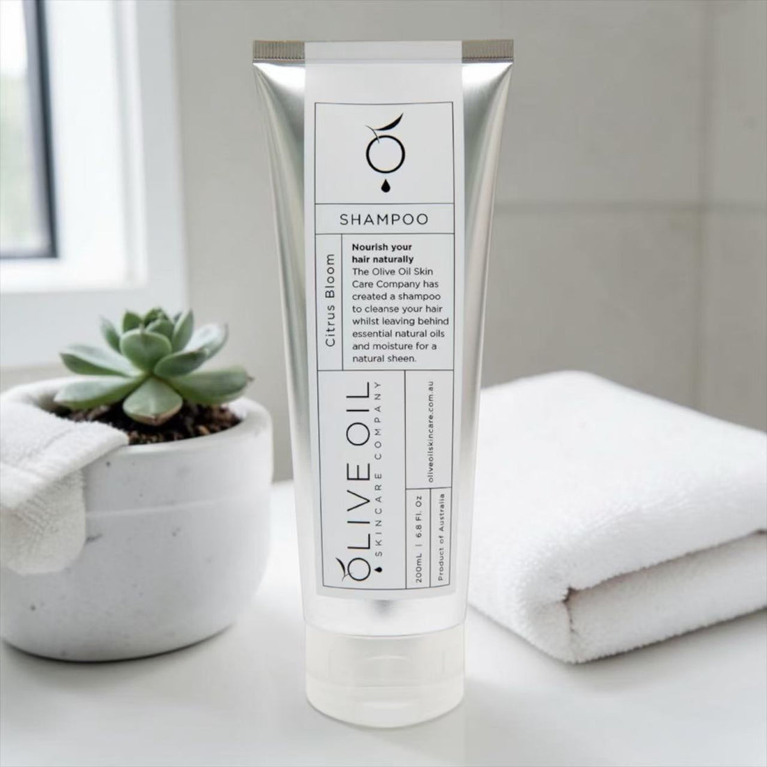 Hair Shampoo< 200ml Tube, Citrus Bloom.