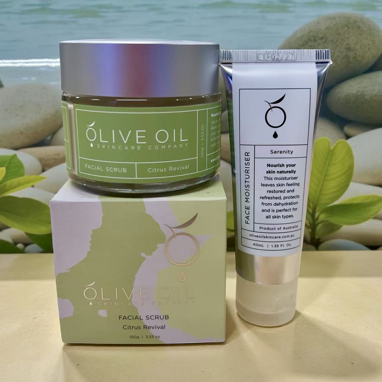 Face Care Bundle - Facial Scrub and Face Moisturiser 40ml