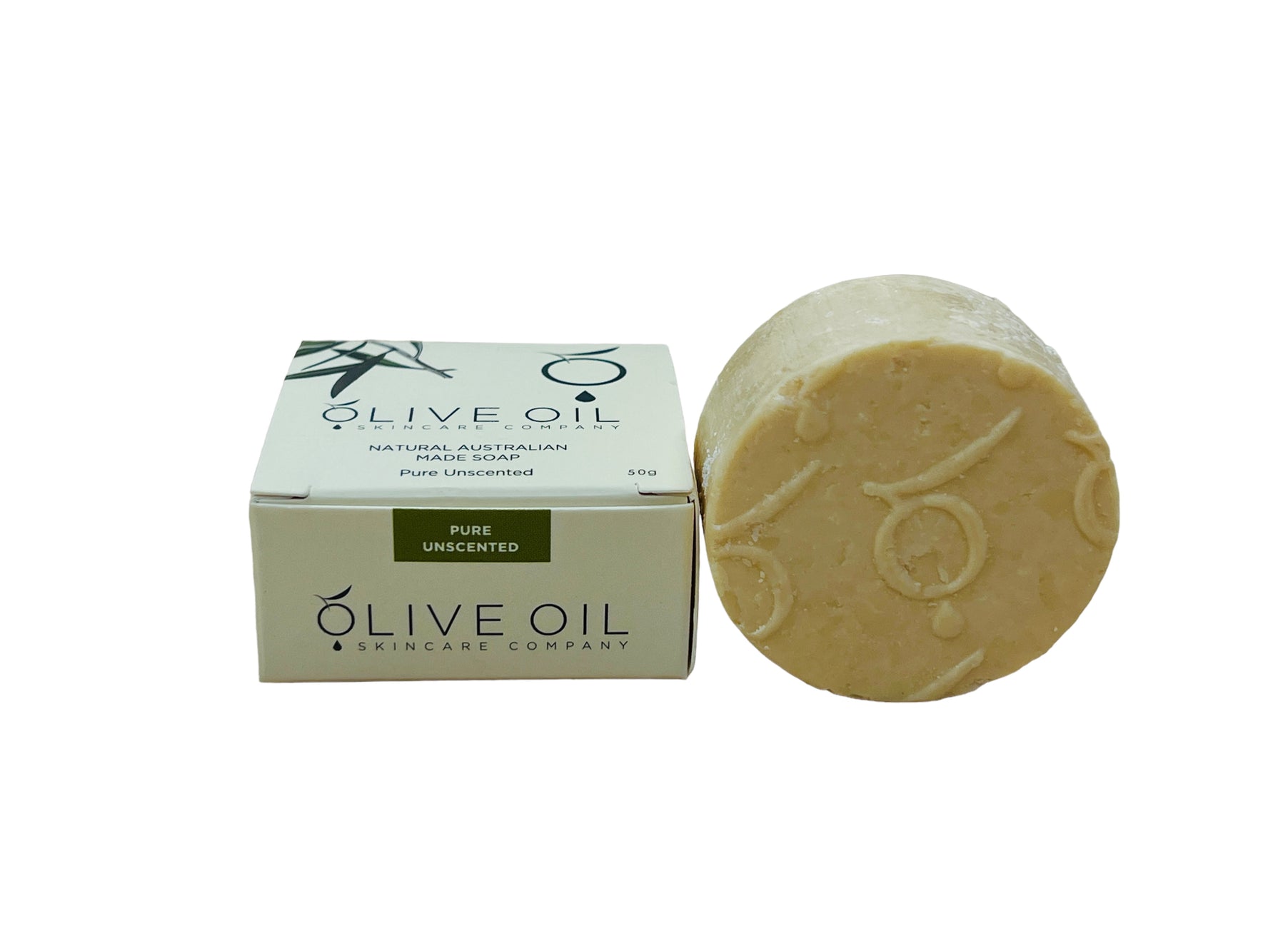 Olive Oil Soap, All-Natural , Unscented, 50g