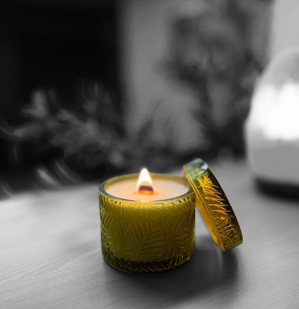 Premium Olive Oil Candle, Lemongrass and Ginger, 215g