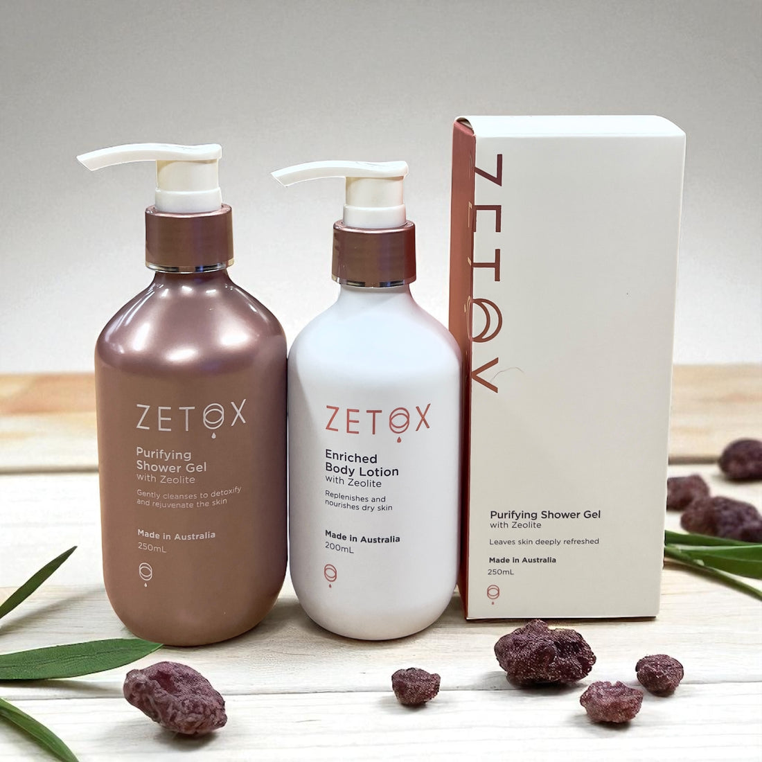 Zetox Bundle- Zetox Shower Gel and Body Lotion