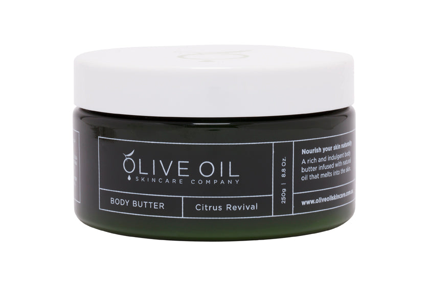 Body Butter, Olive Oil based ,Citrus Revival 250g